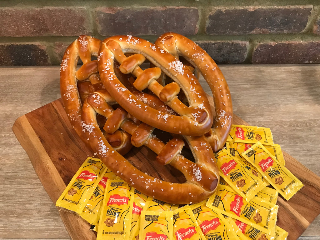 Are You Ready For 5 Delicious Large Pretzel Footballs ( crafted from 2.5 pretzels )