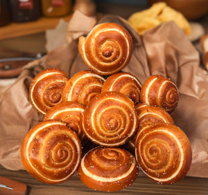 10 + 10 = 20 Delicious Hamburger Bun Size Artisan Pretzel Rolls