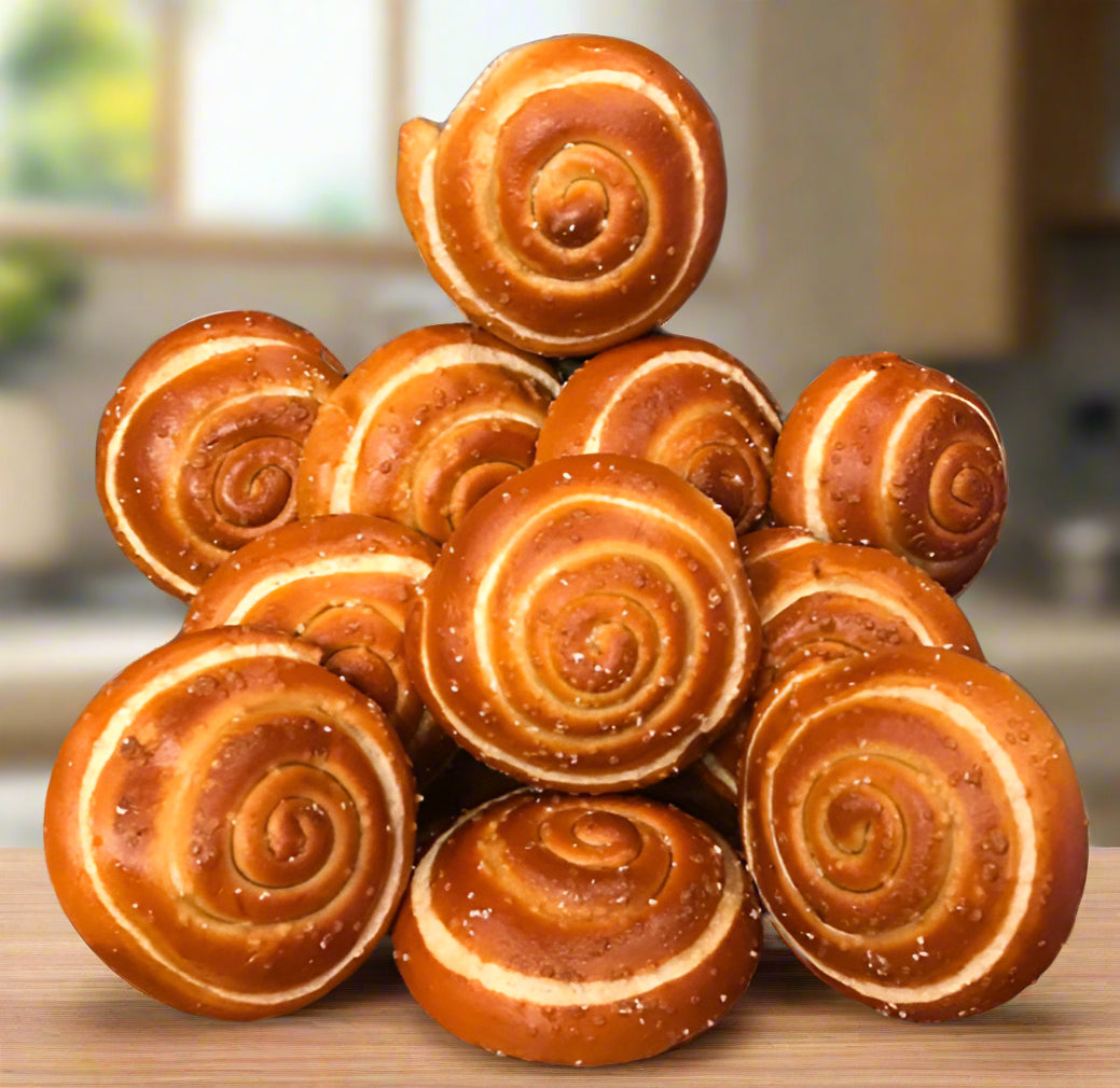 12 Delicious Hamburger Bun Size Artisan Pretzel Rolls