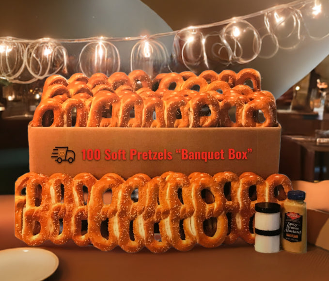 100 Philly Soft Pretzels Banquet Box