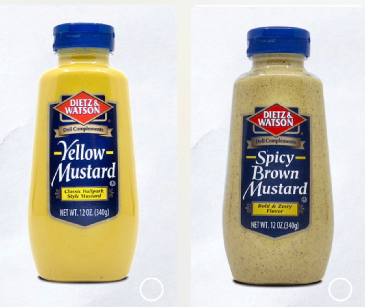 Philly favorite Dietz & Watson gourmet mustard 3.75ea